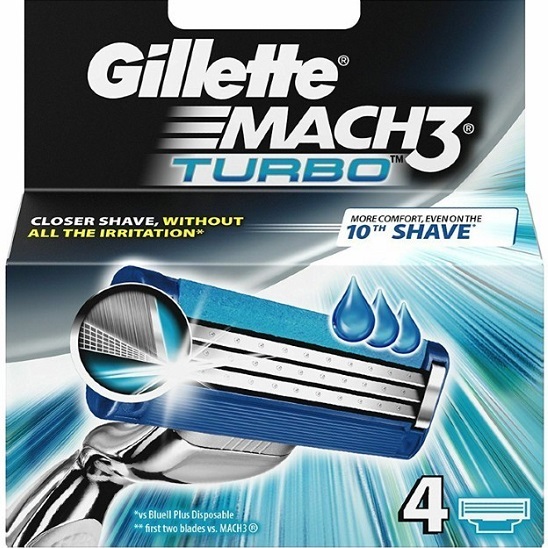 GILLETTE MACH 3 TURBO